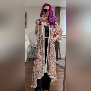 Torrid Long Sheer Kimono // Swimsuit Cover Up // Robe // Loungewear 1/2